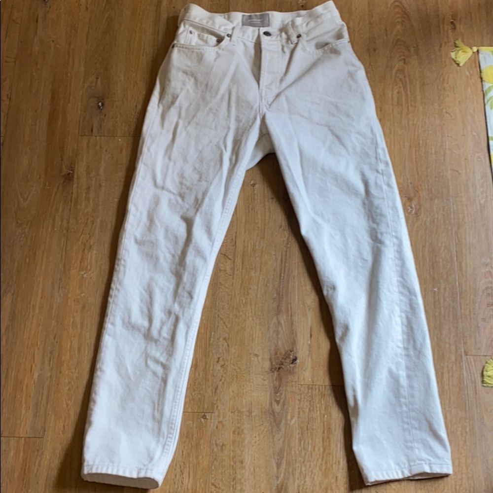 White Everlane 90s Cheeky Jeans